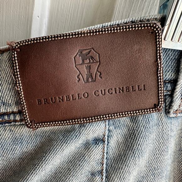 Brunello Cucinelli The Pleated Extra Wide Leg Jean - Picture 12 of 12